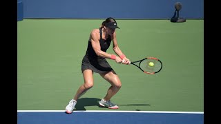 Andrea Petkovic vs Petra Kvitova  US Open 2019 R2 Highlights [upl. by Margarette]