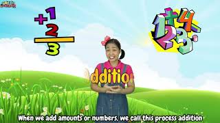 Addition Song  Preschool Lessons  Simple Math Lessons  Fun Learning [upl. by Hillhouse]