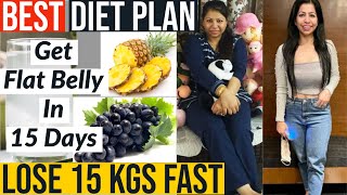 Flat Belly Diet Plan  Get Flat BellyStomach In 2 Weeks Without Exercise  Fat to Fab Suman Pahuja [upl. by Eiznekam]