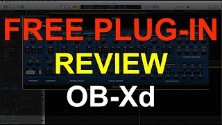 FREE PLUGIN Review OBXd [upl. by Ecniuq]