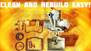 How To Clean amp Rebuild A Motorcycle Carburetor THE RIGHT WAY [upl. by Babbette]