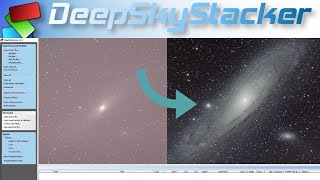 How to Stack Astrophotography Images  DeepSkyStacker Tutorial [upl. by Joseito]