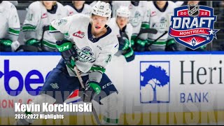 2022 NHL Draft  Kevin Korchinski  2122 Highlights [upl. by Ordway]