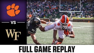 Clemson vs Wake Forest Football Highlights 2022 [upl. by Anabal152]