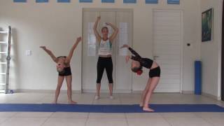 Beginner Acro Dance Year 1 Lesson 2 [upl. by Gerita409]