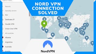 How to Fix Nord VPN Connection Problem Windows 10  NordVPN Not Connecting  Umer Iqbal [upl. by Damiano]