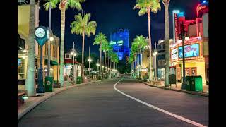 Hollywood Studios Sunset Boulevard Area 2 Hour Loop [upl. by Bunni]