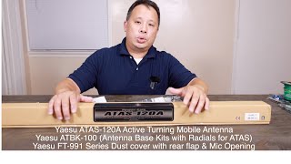 Yaesu ATAS120A unboxing Yaesu ATBK100 unboxing Yaesu FT991 Dust Cover [upl. by Wynnie489]