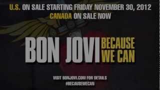 Bon Jovi Because We Can  The Tour [upl. by Anerbes]