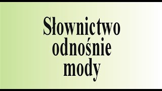 Angielski od zera  słownictwo związane z modą [upl. by Parthenia]