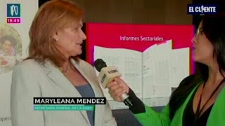 Entrevista a Maryleana Méndez ASIET en El Cliente  Canal N Perú [upl. by Naehs]