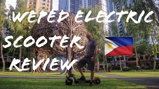 Weped Fold Review  New Electric Scooter 2020 [upl. by Black832]