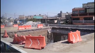 Trolebús Elevado Santa MarthaChalco Obras MéxPue Km 1921 [upl. by Hudis]