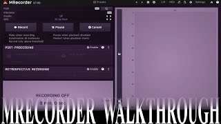 MRecorder Walkthrough [upl. by Saylor]