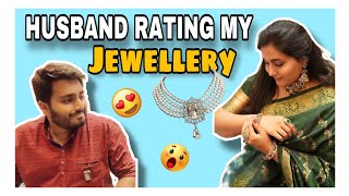 HUSBAND RATING MY JEWELLERY 😍  FUNNY VLOG 😂  NACH ❤️ [upl. by Rolyab705]