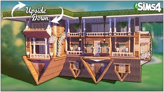 ⬆️UPSIDE DOWN⬇️ House No CC  Sims 4 Speed Build  Kate Emerald [upl. by Wylie545]