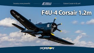 Eflite F4U4 Corsair 12m  Smarter more powerful and easier to fly [upl. by Orferd884]