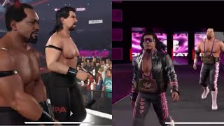 Acolytes Vs Hart Foundation Wwe 2k23 [upl. by Kato]