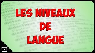 Les niveaux de langue [upl. by Redlac]