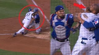 MLB Insane Home Plate COLLISIONS ᴴᴰ [upl. by Anits]