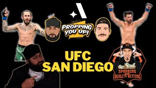 UFC San Diego Vera vs Cruz Predictions and Odds LIVE  Propping You Up  UFC Prop Bets [upl. by Yereffej]