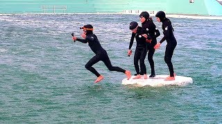 KIDS TRAPPED ON SECRET ISLAND by GAME MASTER IN OCEAN SECRET BATHS [upl. by Ahsiener416]