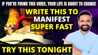 Manifest SUPER FAST The Ultimate Law of Attraction Hack DO IT TONIGHT [upl. by Ong]