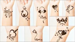 Henna Mehndi Tattoo Designs 💓 Mehndi Tattoos  Cute Tattoos for Girls ❤️ DIY Innovative ideas part 3 [upl. by Kavanaugh]