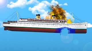 EXPLOSIVE SINKING SHIPS amp New Sub Update  Floating Sandbox Gameplay [upl. by Taran]