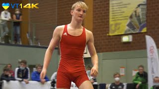 🤼  Wrestling  German Championships 2021 Cadets Freestyle  65kg R 1  BARTEL vs RIEDEL [upl. by Malanie]