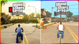 Grand Theft Auto San Andreas  Netflix Definitive Edition vs Original Mobile Comparison [upl. by Frasquito]