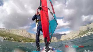 Inflatable WindSUP mistral Crossover  53m² Sail  Part 1 [upl. by Ielirol211]