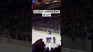 LIVE Reaction To Alexis Lafrenière’s OT Winner [upl. by Reizarf]