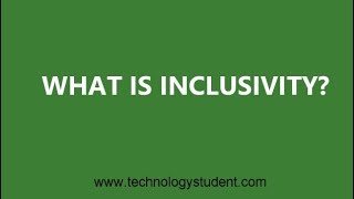 What is Inclusivity and Inclusive Design [upl. by Okoy]