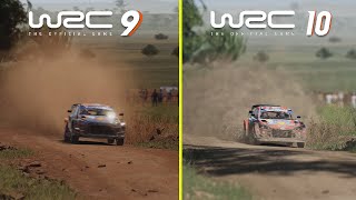 WRC 10 vs WRC 9 PS5 4K Graphics Comparison [upl. by Mora]