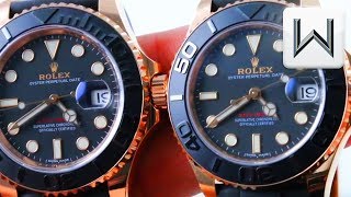 Rolex Yacht Master 37 vs Yacht Master 40 116655 vs 268655 Luxury Watch Review [upl. by Gerius]