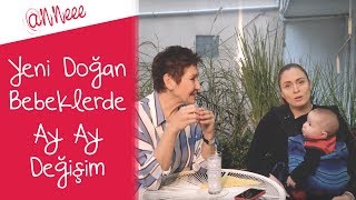 YENİ DOĞAN BEBEKLERDE AY AY GELİŞİM [upl. by Lyns]