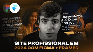 Como Criar um SITE DO ZERO PROFISSIONAL com FRAMER MAIS FIGMA GRÁTIS em 2024 Sem Programação [upl. by Aihsyla]