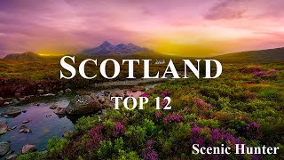 12 Best Places To Visit In Scotland  Scotland Travel Guide [upl. by Nylarej482]