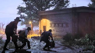 RDR2 Poor Mans Game Ep49 Rhodes Bank and Fishermans Debts [upl. by Daggna]