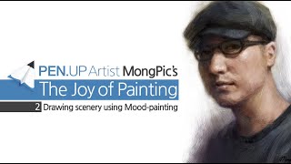 PENUP Digital Art Tutorial vol02 with mongpic Galaxy Note Drawing [upl. by Luigino]