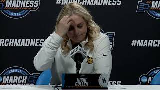 Postgame Presser Baylor Womens Basketball Ends Season with Loss in Sweet 16 [upl. by Nnairb]