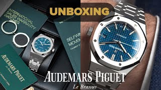 UNBOXING MY NEW Audemars Piguet Royal Oak Finally Arrived [upl. by Ahc]