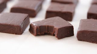 3Ingredient Chocolate Fudge Recipe [upl. by Tremaine]