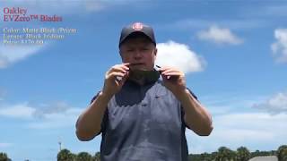 7 31 2019 Review Oakley EVZero Blades for Golf [upl. by Ayyidas]