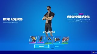 How To Get NEW MIDSUMMER MIDAS SKIN For FREE in Fortnite [upl. by Ozen]