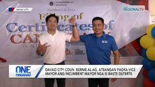 One Mindanao Kanhi CSC Chair Karlo Nograles mobangga kang FPRRD pagkamayor sa Davao City [upl. by Kellby]