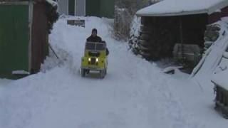 Toylander driving in snow [upl. by Yemiaj]