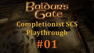 BGEE 01 Baldurs Gate Saga SCS Completionist Playthrough  Candlekeep With High Charisma [upl. by Norvall]