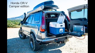 Honda CRV modified  Camper edition [upl. by Ulphia]